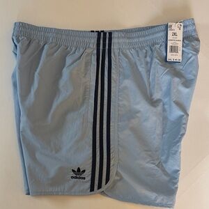 Adidas Running Shorts Mens 2XL Zip Pockets Sprinter XXL